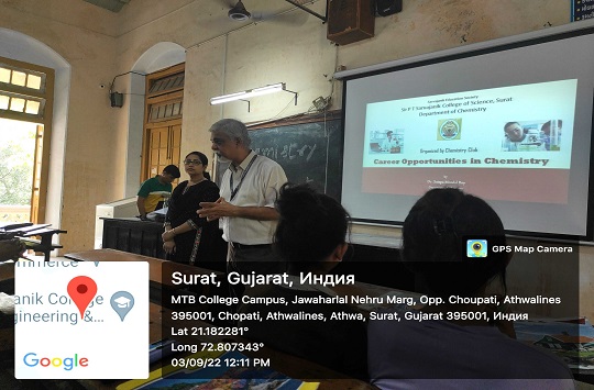 Lecture on Career Opportunities in Chemistry