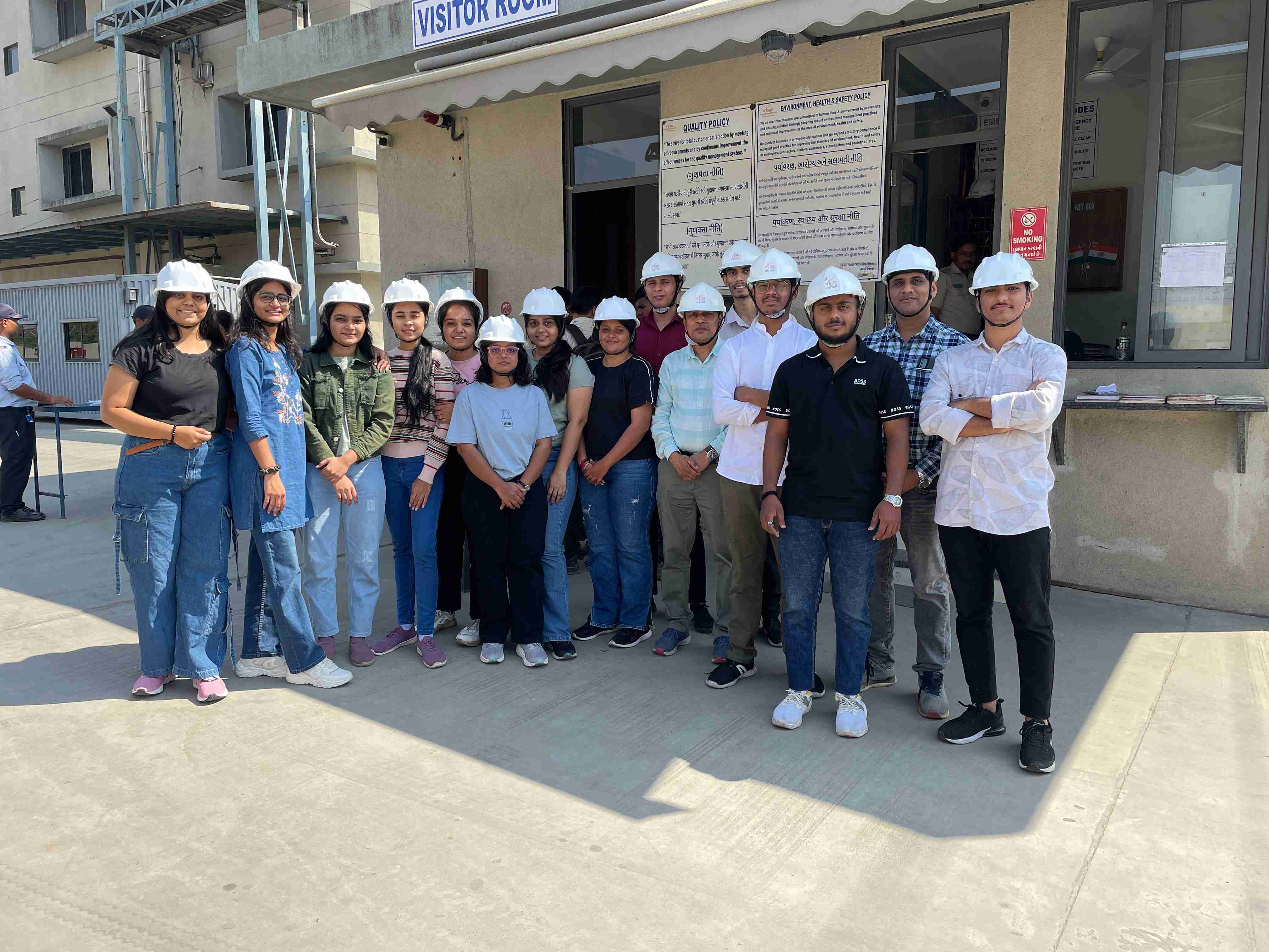 Industrial visit at jhagadia