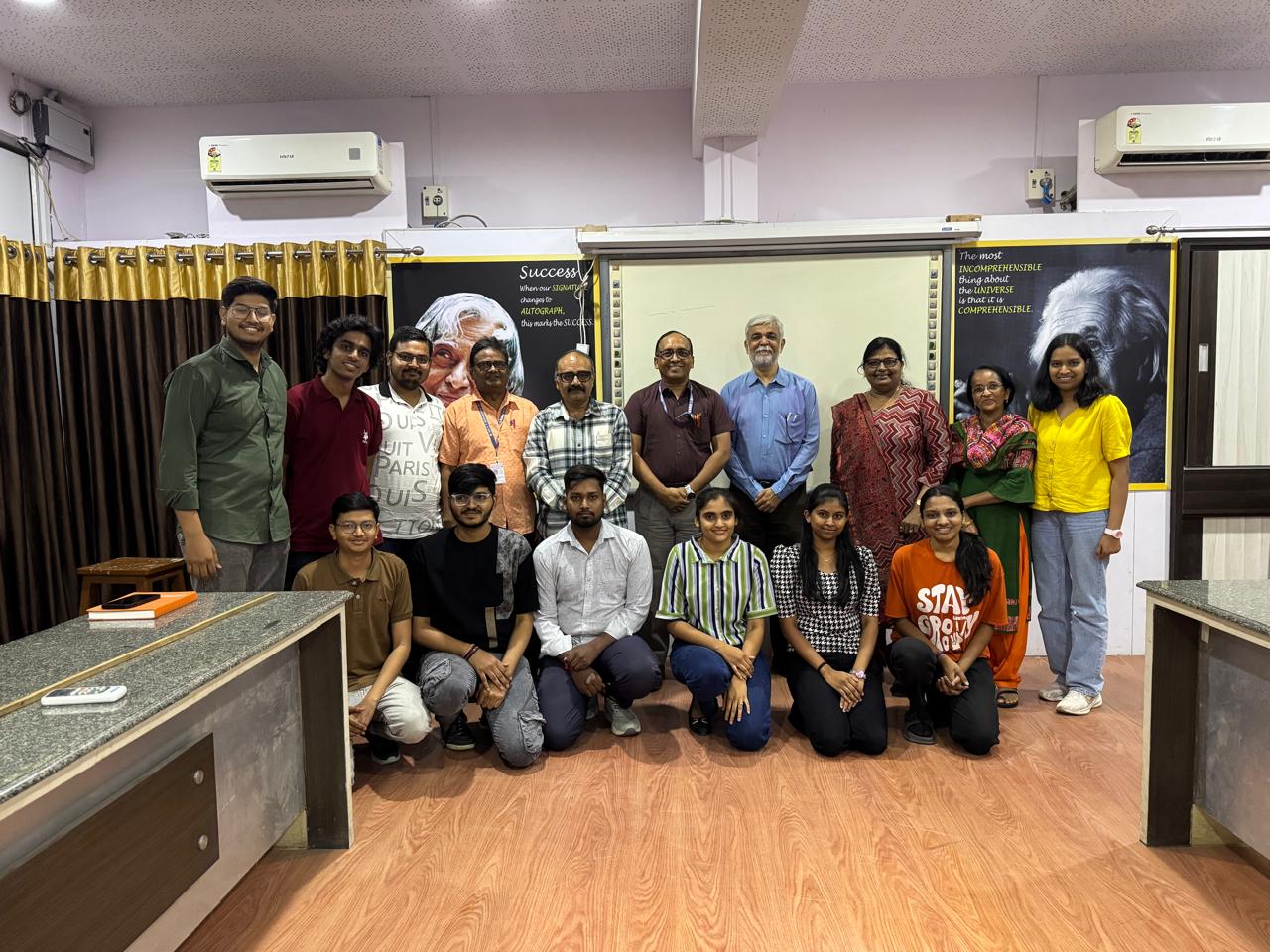 Felicitation of students who qualified for JAM during 2024-2025