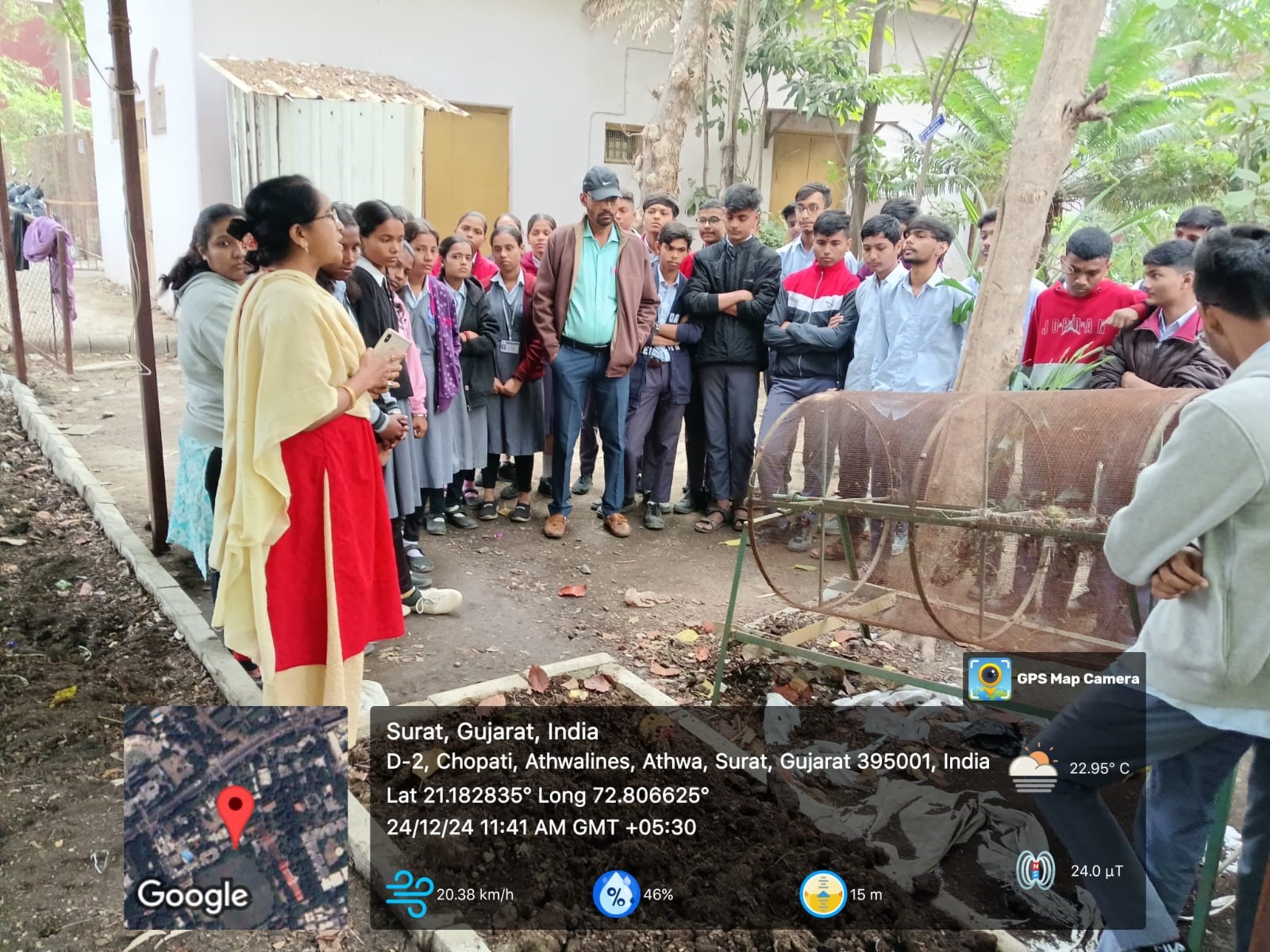 Vermicompost Visit – T.& T.V. School Students Visit